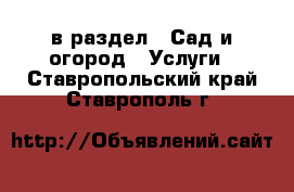  в раздел : Сад и огород » Услуги . Ставропольский край,Ставрополь г.